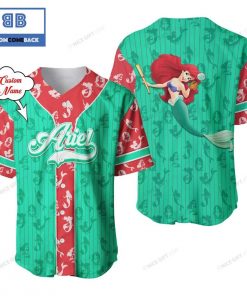 Personalized The Little Mermaid Ariel Baseball Jersey