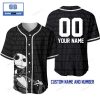 Personalized Beauty And The Beast Belle Black Baseball Jersey