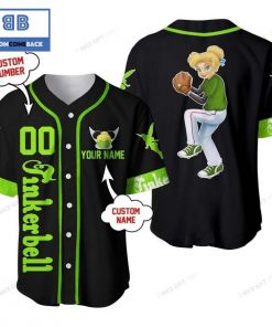 Personalized Tinker Bell Baseball Jersey
