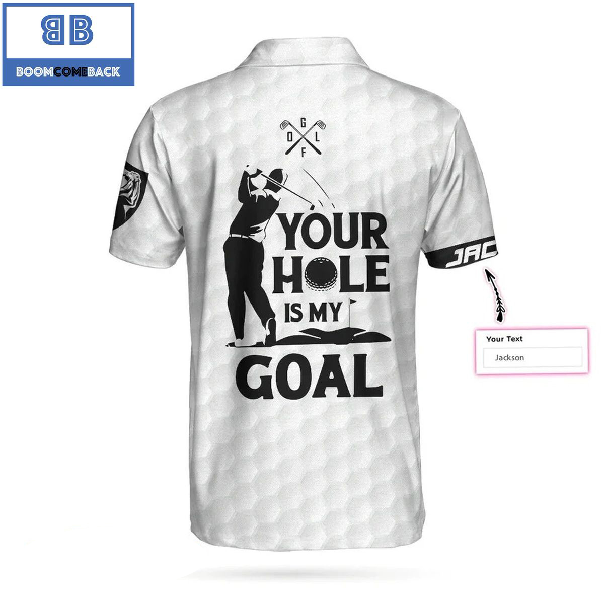 Personalized2BYour2BHole2BIs2BMy2BGoal2BWhite2BAmerican2BFlag2BAthletic2BCollared2BMens2BPolo2BShirt2B2