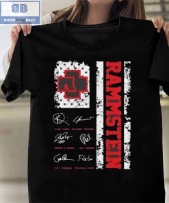 Rammstein Band Signatures Shirt