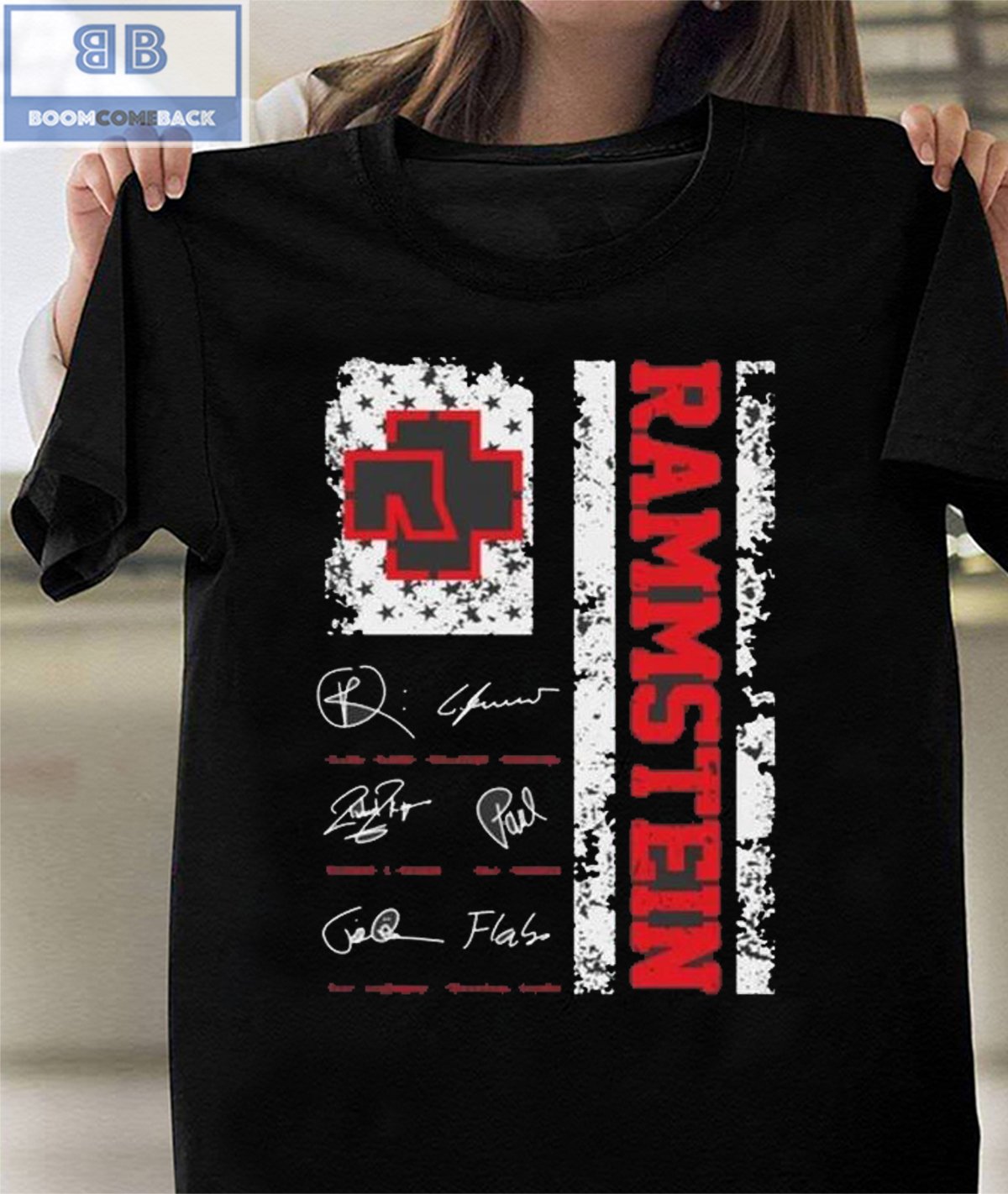 Rammstein Band Signatures Shirt