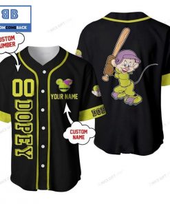 Snow White and the Seven Dwarfs Dopey Custom Name And Number Baseball Jersey