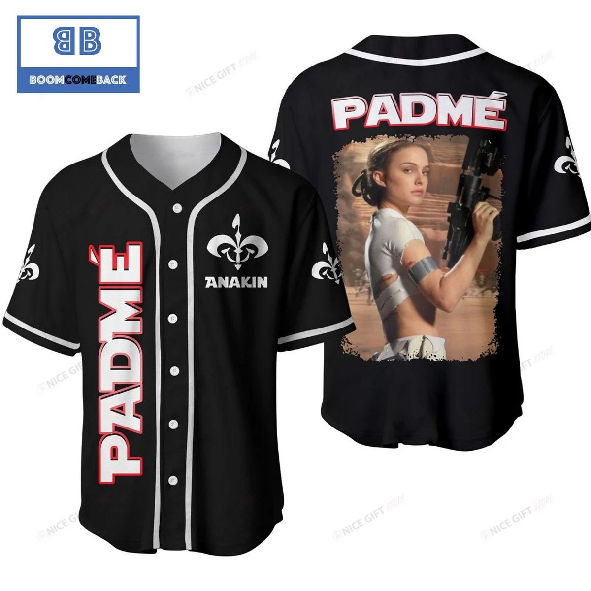 Star Wars Padme Baseball Jersey