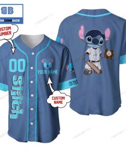 Stitch Custom Name And Number Baseball Jersey