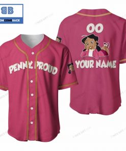 The Proud Family Penny Proud Custom Name And Number Baseball Jersey