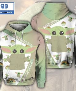 baby yoda does not listen or follow directions 3d hoodie 4 2nMBM