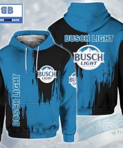 busch light black and blue 3d hoodie 3 5uVWv