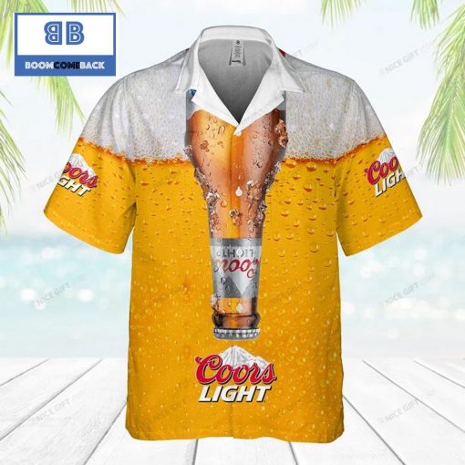 Coors Light Beer Hawaiian Shirt