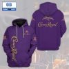 Crown Royal Black And Purple 3D Hoodie