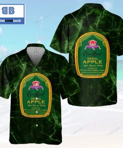 Crown Royal Regal Apple Whisky Hawaiian Shirt
