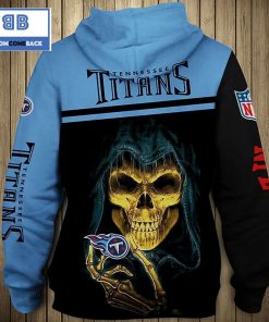 death skull nfl tennessee titans 3d hoodie 2 v070o