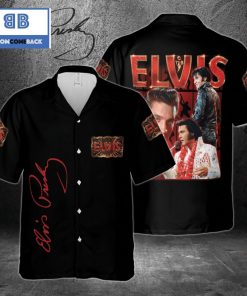 Elvis Presley Black Ver 2 Hawaiian Shirt