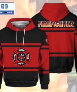 firefighter black and red 3d hoodie 2 T7f4v
