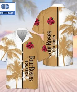 Four Roses Bourbon Whiskey Hawaiian Shirt