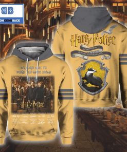 hp 20th anniversary return to hogwarts signature hufflepuff hoodie 2 Me380