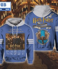 hp 20th anniversary return to hogwarts signature ravenclaw hoodie 2 DT6nO