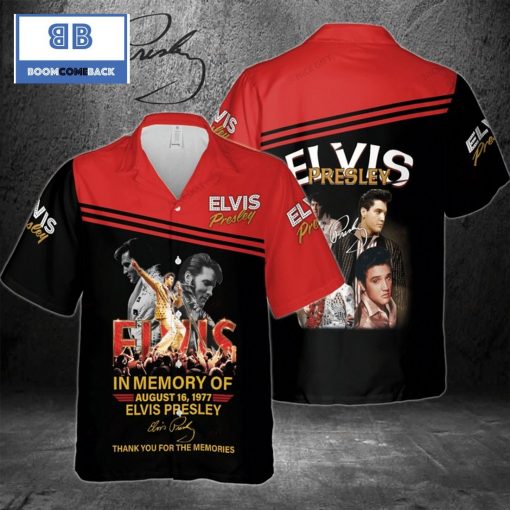 In Memory Of Elvis Presley Hawaiian Shirt