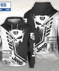 jeep cthulhu black and white 3d hoodie 3 PtrTB