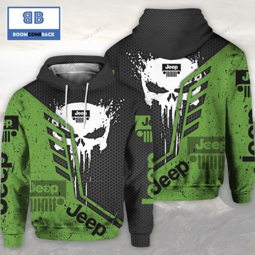 Jeep Cthulhu Green And Black 3D Hoodie