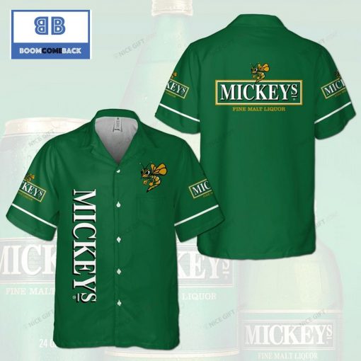 Mickey’s Fine Malt Liquor Beer Hawaiian Shirt