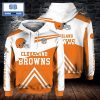 NFL Cleveland Browns Camouflage Skull 3D Hoodie