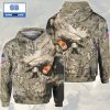NFL Los Angeles Chargers Camouflage Skull 3D Hoodie