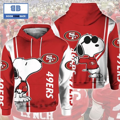 NFL San Francisco 49ers Snoopy 3D Hoodie