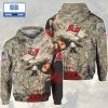 NFL Tennessee Titans Camouflage Skull 3D Hoodie
