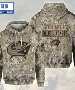 nhl columbus blue jackets camouflage 3d hoodie 3 6WYn9