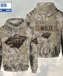 nhl minnesota wild camouflage 3d hoodie 2 sjH6L