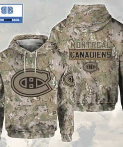nhl montreal canadiens camouflage 3d hoodie 3 FK1Kj