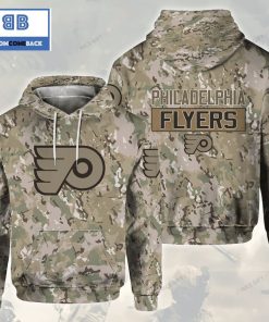 NHL Philadelphia Flyers Camouflage 3D Hoodie