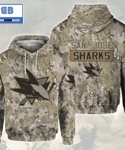 nhl san jose sharks camouflage 3d hoodie 2 sm9O3