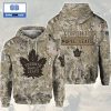 NHL Vancouver Canucks Camouflage 3D Hoodie