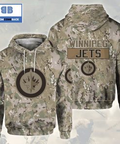 nhl winnipeg jets camouflage 3d hoodie 2 V8sFh