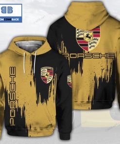 porsche black and yellow 3d hoodie 4 B84X7
