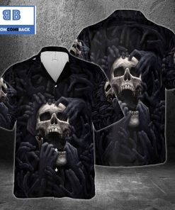 skull love darkness amazing hawaiian shirt 1