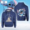 Stitch White And Blue 3D Hoodie
