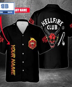 stranger things hellfire club custom name hawaiian shirt 1