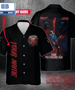 The Matelhead Stranger Things Hellfire Club Custom Name Hawaiian Shirt