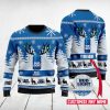 Bud Light Snowflakes Pattern Christmas 3D Sweater