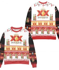 Cerveza Dos Equis XX Lager And Amber Christmas 3D Sweater