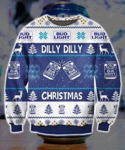 Dilly Dilly Bud Light Beer Christmas 3D Sweater