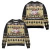 Miller High Life Drinker Bells Drinking All The Way Christmas Sweater