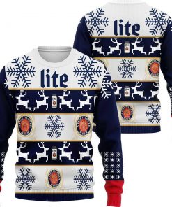 Miller Lite Beer Christmas 3D Sweater
