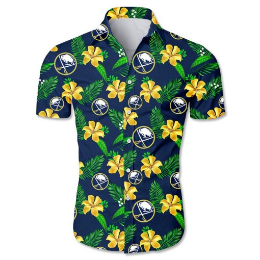 NHL Buffalo Sabres Tropical Flower Hawaiian Shirt