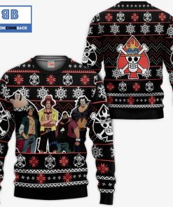 Ace Spade Pirates One Piece Anime Christmas 3D Sweater