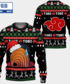 Akatsuki Tobi Santa Claus Naruto Anime Ugly Christmas Sweater