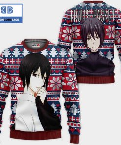 akito sohma fruits basket anime ugly christmas sweater 3 DGg4Q